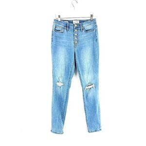 Universal Thread Goods Co. Blue Jeans 6/28R Candiani Denim High Rise Skinny Fact